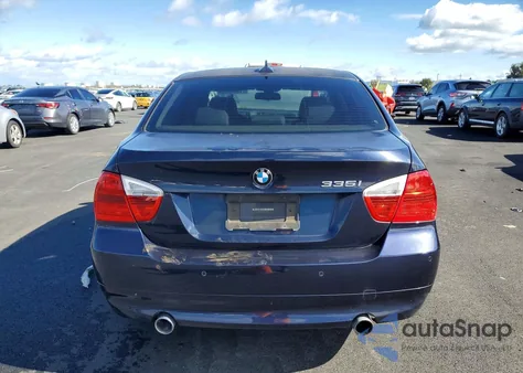 2007 BMW 335 I z USA, uszkodzony, nr VIN WBAVB73587VF52164
